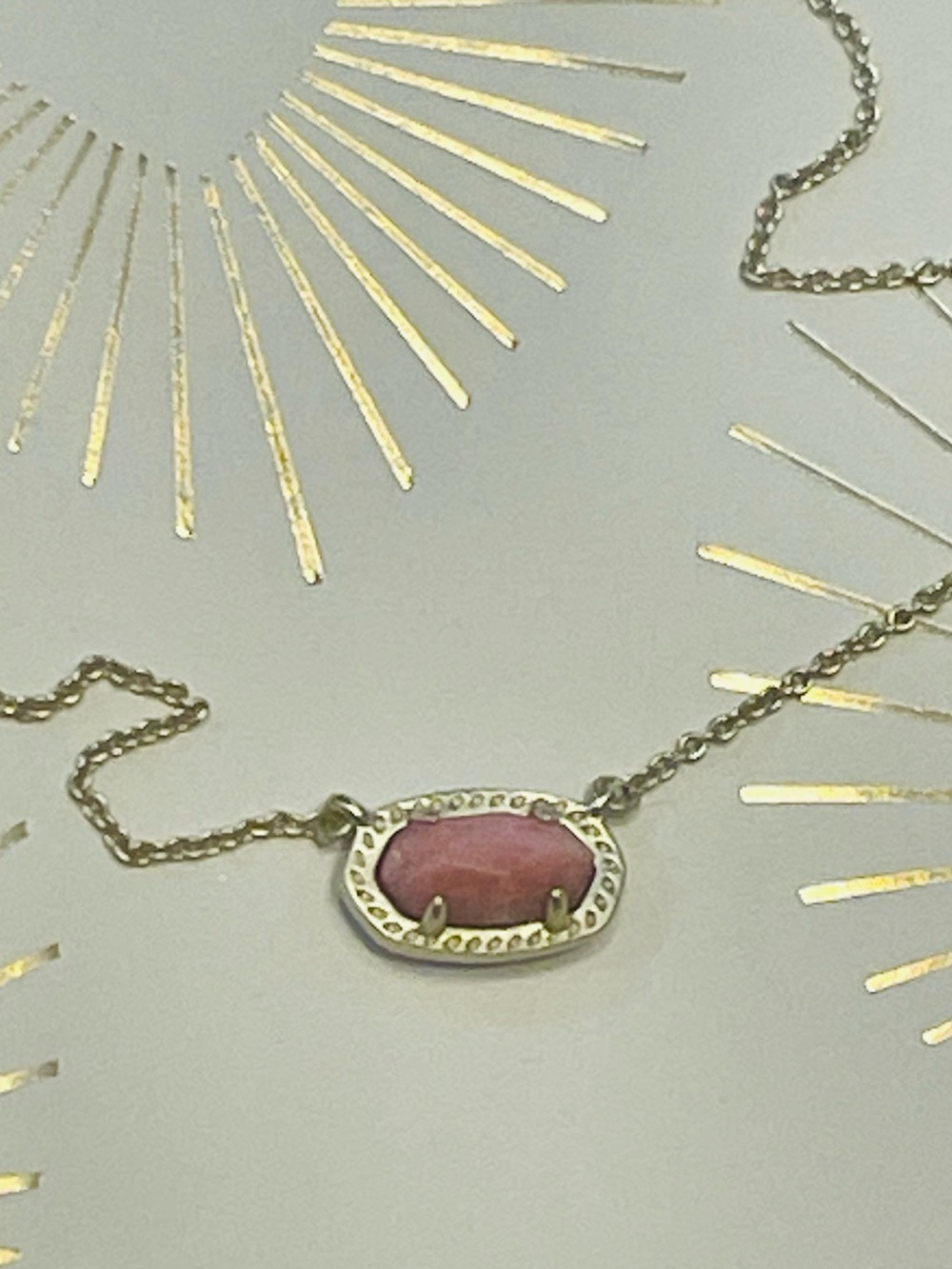KENDRA SCOTT~Elisa Rose Quartz Necklace